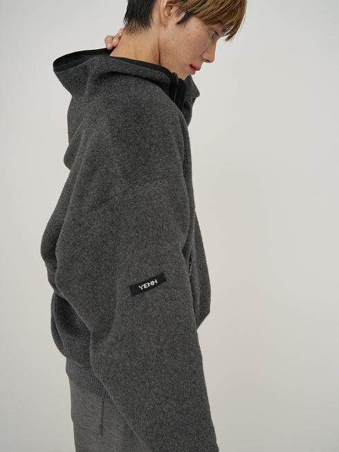 【 予約:11月中旬 】SHAGGY HALF ZIP JK /Y254-41126